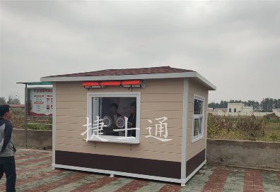 金屬雕花板核酸采樣崗亭到貨現(xiàn)場